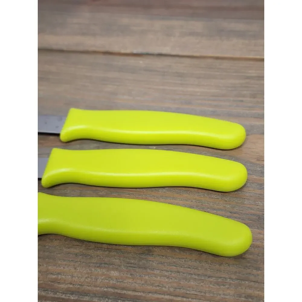 Paring Knife Lot of 3 Pampered Chef Kitchen Plastic Handle